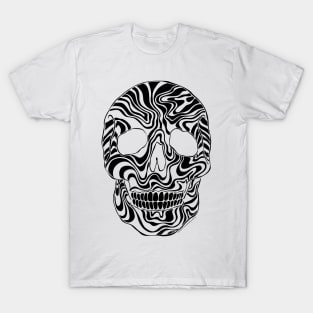 skull 10 black T-Shirt